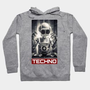 Techno Robot DJ Hoodie